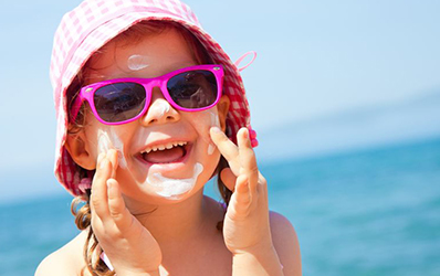 Sunscreen for children