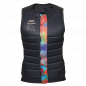 Preview: Mystic Juice Impact Vest Wake con zip frontale Donna Grigio Scuro