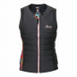 Preview: Mystic Juice Impact Vest Wake con zip frontale Donna Grigio Scuro