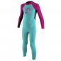 Preview: Oneill Reactor-2 Neoprenanzug 2mm Backzip Toddler Girls Aqua 2019 Vorderansicht