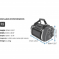 Preview: OverBoard wasserdichte Duffel Bag Pro 60 L Schw