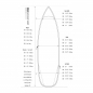 Preview: ROAM Boardbag Surfboard Daylight Shortboard 6.4