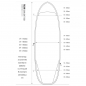 Preview: ROAM Boardbag Surfboard Daylight Hybrid Fish 6.4