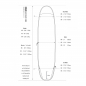 Preview: ROAM Boardbag Surfboard Daylight Longboard 9.2