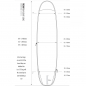 Preview: ROAM Boardbag Tabla de surf Daylight Longboard 8.6