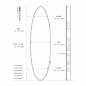 Preview: ROAM Boardbag Bara per tavole da surf 6,3 doppia tripla