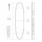 Preview: ROAM Boardbag Surfboard Coffin 9.2 Doppel Triple