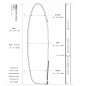 Preview: ROAM Boardbag Surfboard Coffin Wheelie 6.3