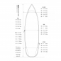 Preview: ROAM Boardbag Tabla de surf Daylight Short PLUS 6.8
