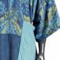 Preview: MDNS Cambio Albornoz Surf Poncho Unisize Azul Hoja Duo