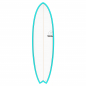 Preview: Surfboard TORQ Epoxy TET 6.6 Fish Blue Pinline