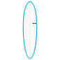 Preview: Surfboard TORQ Epoxy TET 7.2 Funboard Blue Pinline