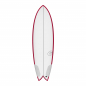 Preview: Surfboard TORQ TEC BigBoy Fish 7.2 Rail Berry