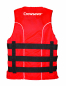 Preview: Crewsaver Four B 70N Ski Weste Schwarz-Rot Junior