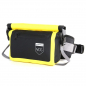 Preview: MDS Waterproof front zip pocket 3L Black/Yellow Vorderansicht