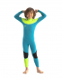 Preview: Jobe Muta Boston 3/2mm Back-Zip Bambini Blu Verde