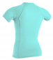 Preview: O'Neill Basic Skins Short Sleeve Rash Guard Donna Light Aqua