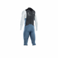 Preview: ION Seek Core Overknee wetsuit long sleeve 4/3mm back zip men steel blue/white/black
