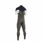 Preview: ION Element Steamer wetsuit short sleeve 2/2mm front zip men dark olive/white/black