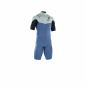 Preview: ION Element Neoprenanzug Shorty Kurzarm 2/2 mm Front-Zip Herren cascade-blau