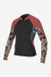 Preview: O'Neill Bahia Veste 1/0,5 mm Full-Zip Femmes Noir/Twiggy/Tearose