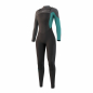 Preview: Mystic Diva Double Wetsuit 5/3mm Front Zip Women Black/Mint