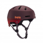 Preview: Bern Macon 2.0 H20 Wassersporthelm Unisex Matte Retro Maroon