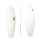 Preview: Surfboard TORQ Epoxy TET 5.11 MOD Fish White