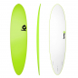 Preview: Surfboard TORQ Softboard 7.6 Funboard Grün