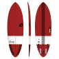 Preview: Surfboard TORQ Epoxy TEC Hybrid 6.4 Red