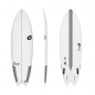 Preview: Tabla de surf TORQ Epoxy TEC Quad Twin Fish 5.10