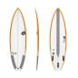 Preview: Surfboard TORQ Epoxy TEC Comp 6.0 Rail Yellow