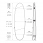 Preview: ROAM Boardbag Surfboard Tech Bag Double Fun 7.6