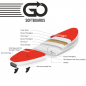 Preview: GO Softboard School Surfboard 8.0 wide body Blu