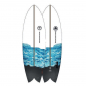 Preview: Surfboard VENON Node 5.9 Twinfin Retro Fish marble