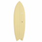 Preview: Surfboard VENON Node 5.11 Twinfin Retro Fish Beige