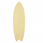 Preview: Surfboard VENON Node 5.11 Twinfin Retro Fish Beige