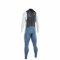 Preview: ION Seek Core Semidry Neoprenanzug 5/4mm Back-Zip Männer steel blue/white/black