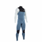 Preview: ION Seek Core Combinaison Semidry 5/4mm Front-Zip Hommes steel blue/white/black