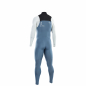 Preview: ION Seek Core Combinaison Semidry 5/4mm Front-Zip Hommes steel blue/white/black