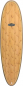 Preview: Buster Surfboards Micro Egg Wood Bamboo 6'2