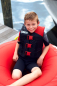 Preview: Jobe Boston Shorty Wetsuit 2mm Back Zip Kids Red