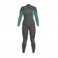 Preview: Xcel Comp X2 Combinaison 4/3mm Front-Zip Femmes Graphite / Fleur de Tinfoil