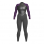 Preview: Xcel Axis X OS Combinaison 4/3mm Back-Zip Femmes Graphite / Mulberry Flower