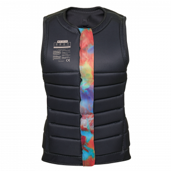 Mystic Juice Impact Vest Wake con zip frontale Donna Grigio Scuro