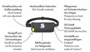 Secumar Free 100 Rescue belt