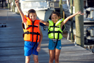 Jobe Vest Comfort Boating Kids 100N Action 1