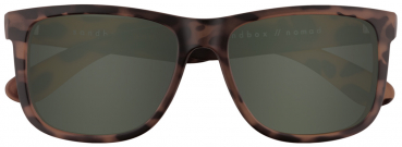 Sandbox NOMAD Sunglasses Unisex 2019 TORTOISE MATTE (GREEN SMOKE) Front View 2