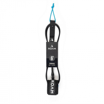 ROAM Surfboard Leash Premium 6.0 183cm 7mm noir