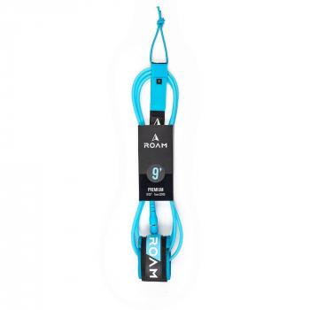 ROAM Surfboard Leash Premium 9.0 274cm 7mm bleu